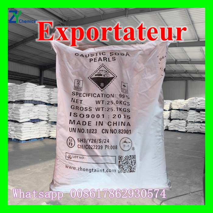 soude caustique en perle