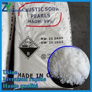 soude caustique poudre usine de haute qualité à bas prix
