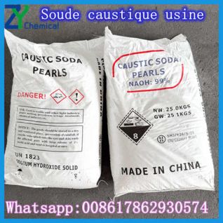 Soude caustique sac 25 kg Chine