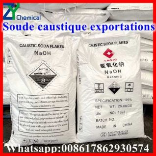 Soude en paillettes Chine exporte vers l'Afrique