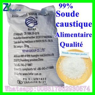 Soude caustique alimentaire fabrication d'huile de cuisson nettoyage des bouteilles de bière