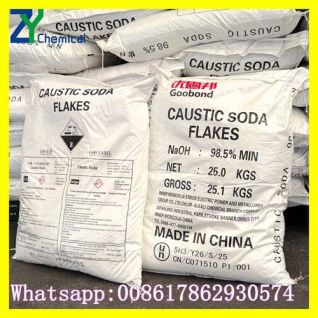 Soude flocons Chine prix naoh 25kg 