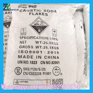 Caustic soda flakes 98% sodium hydroxide price 