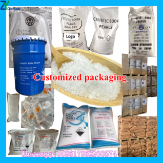 caustic soda pearls 99 customized packaging for export to Africa