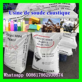 soude caustique vente 25kg  prix fabricant Chine 